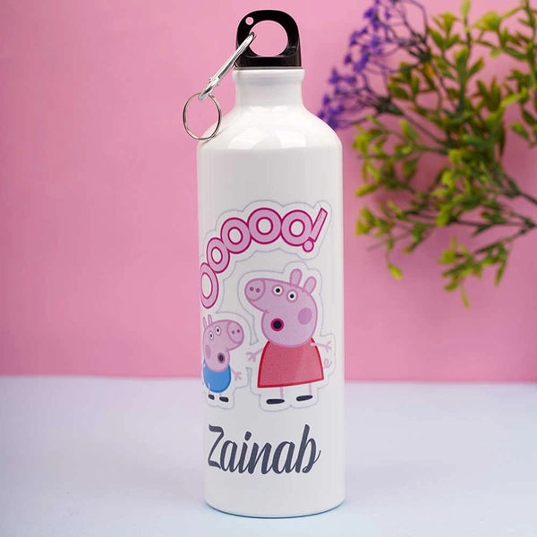 Personalised Cartoon Printed Aluminum Bottle for Kids